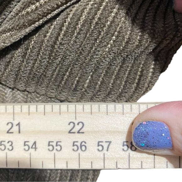 Cordovan & Grey brown corduroy sport coat blazer suit jacket 42 long - Picture 5 of 11